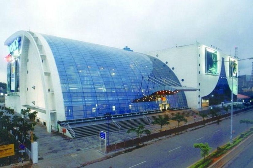 audience protest as foul smell halts Ganpath movie screening in imax hyderabad