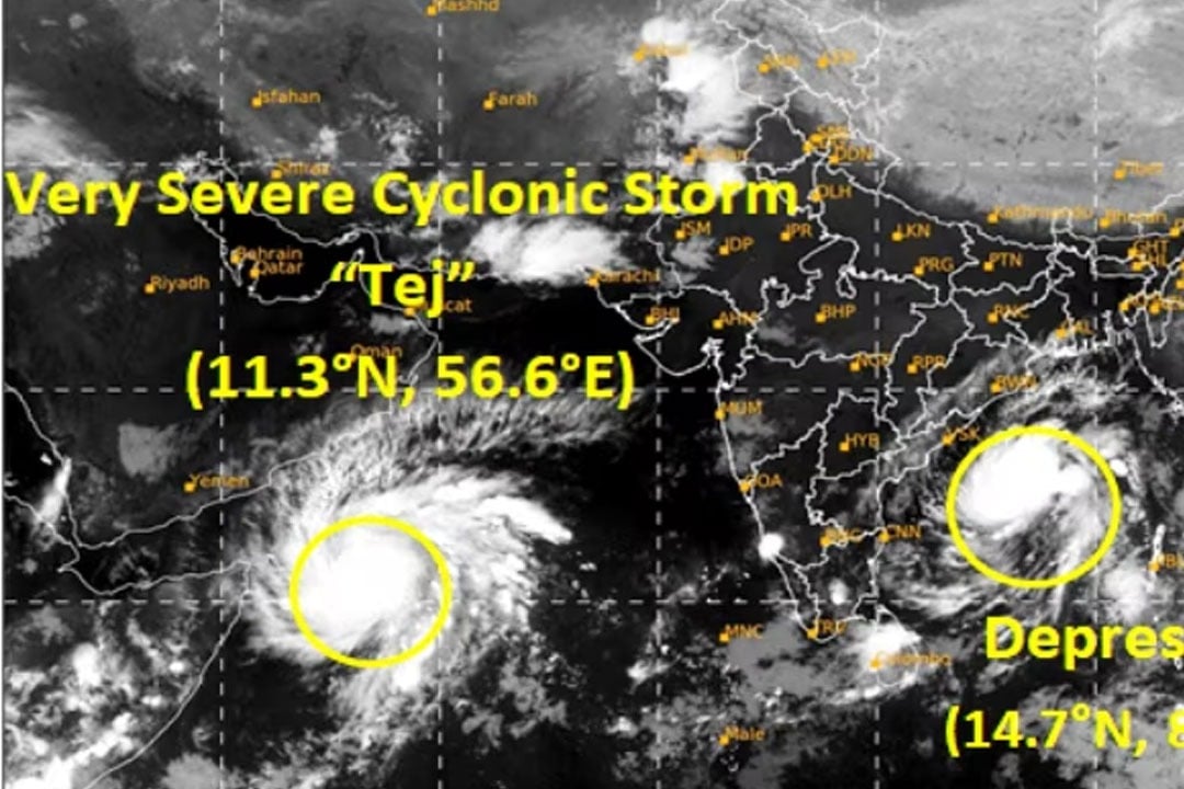 Cyclone Tej is getting stronger says IMD