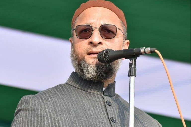 Asaduddin Owaisi attends poll campaign in Rajasthan 