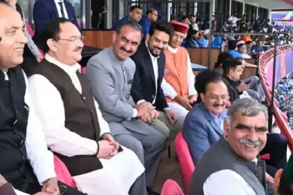 Cricket match brings political rivals together