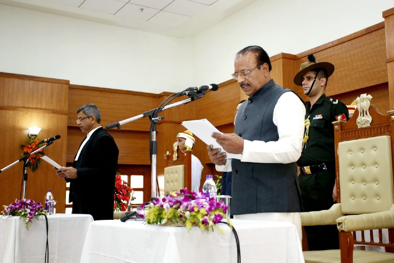 Indra Sena Reddy Nallu sworn in as 20th Governor of Tripura