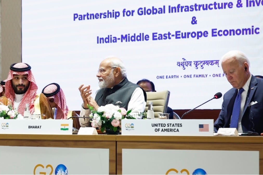 Biden speculates link between Hamas attack India Middle East Europe Economic Corridor