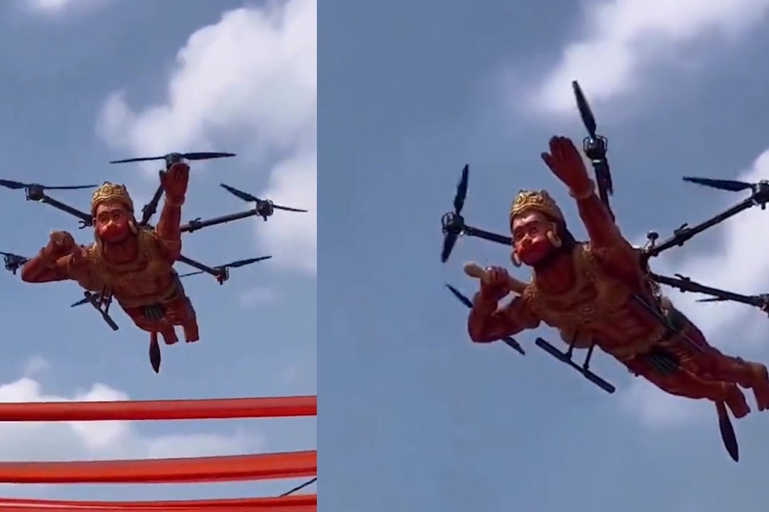 Hanuman drone leaves internet in awe 