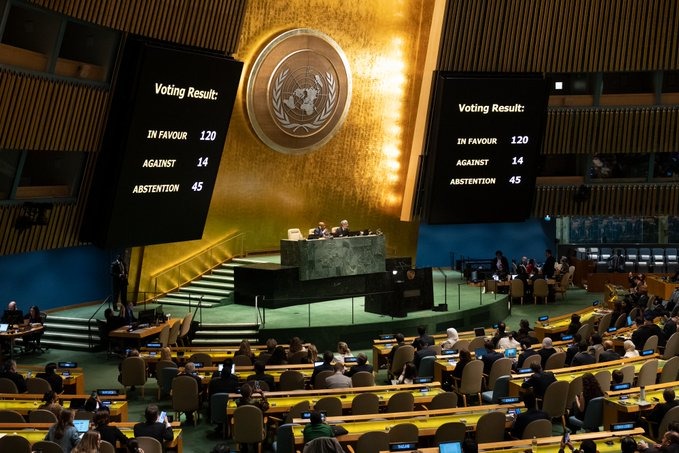 In a first, India votes against UNGA resolution backing Palestine; it didn't condemn Hamas terror