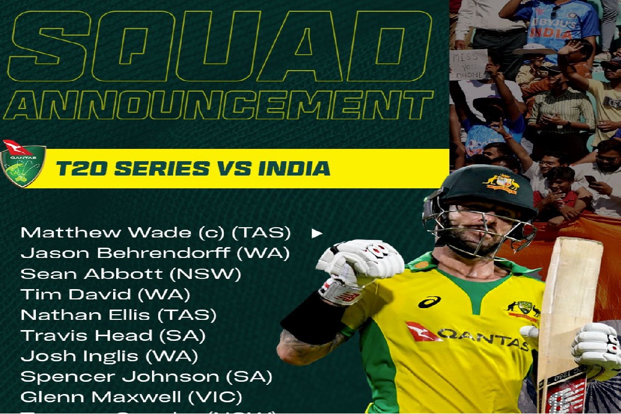 Australia announce squad for India T20Is after World Cup Smith and Warner return 35 year old named captain