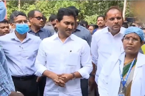 CM Jagan visits Vijayanagaram Govt Hospital
