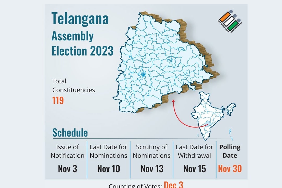 Telangana election gazettee notification released