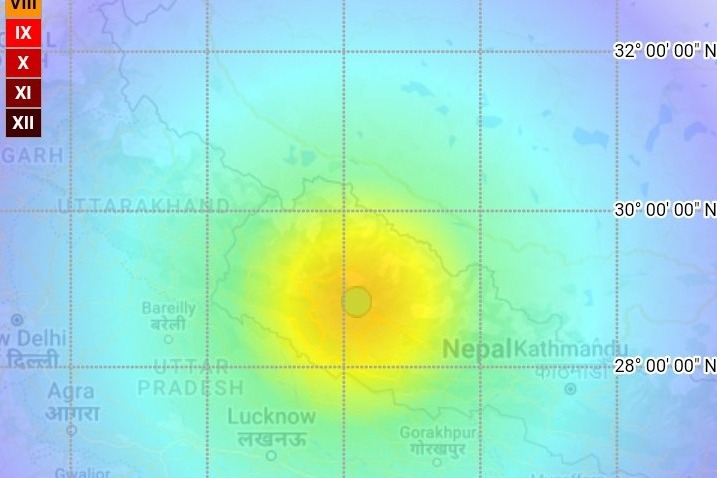 Quake in Nepal; tremors felt uptil Delhi-NCR