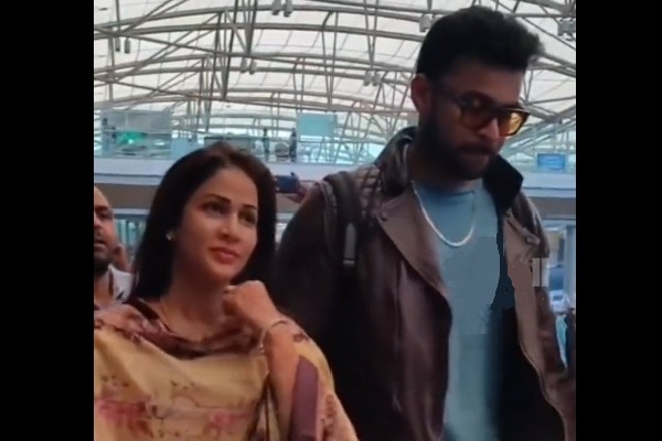 Newly Married Couple LavanyaVarun Came Back To Hyderabad
