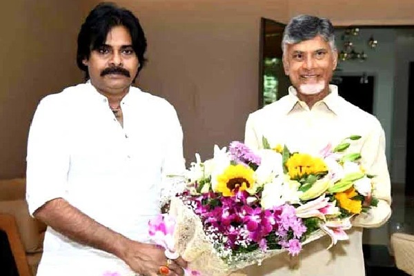 Pawan Kalyan visits Chandrababu residence in Hyderabad