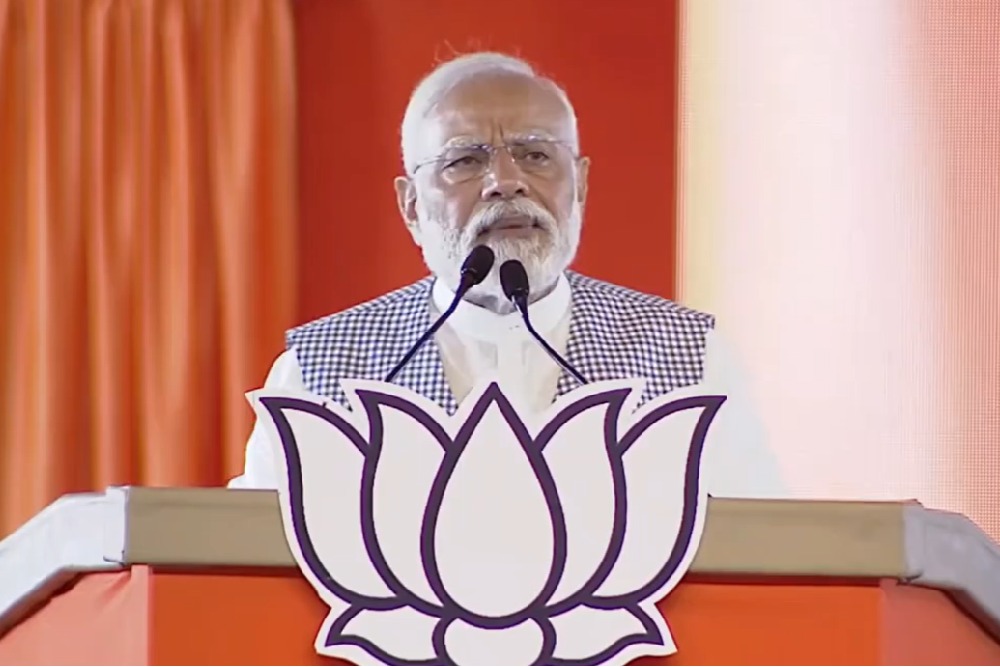 Narendra Modi in LB Stadium bc athma gourava sabha