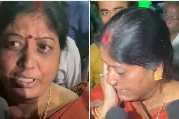 BJP woman leader in tears after Nitish Kumars population remark