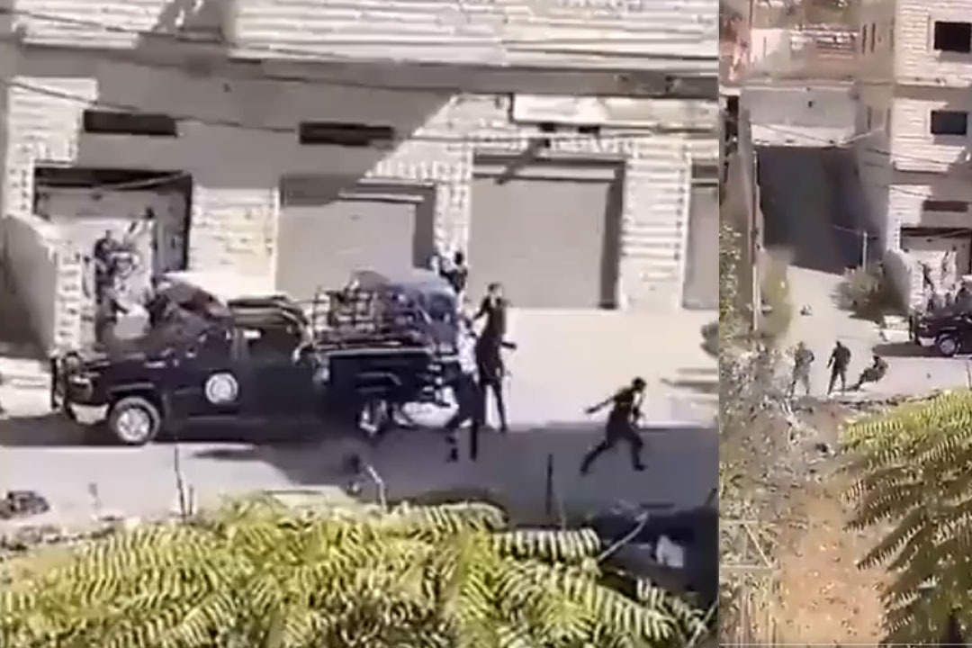Palestinian President Mahmoud Abbas convoy attacked Here Is The Video