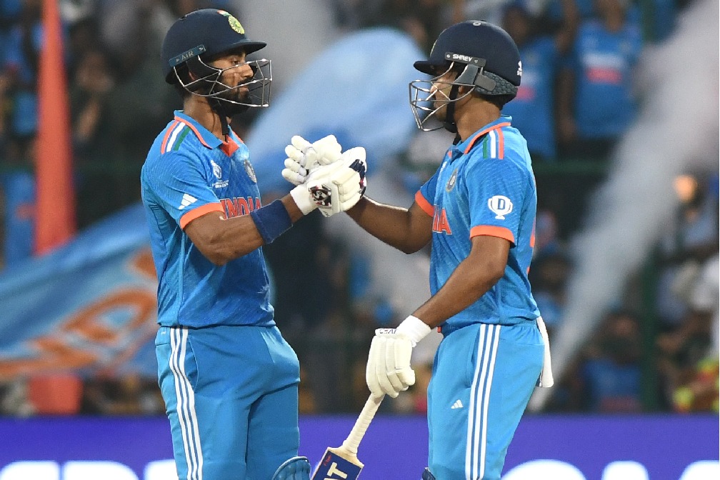 Men's ODI World Cup: Rahul, Iyer script history, add 208 runs for 4th-wicket
