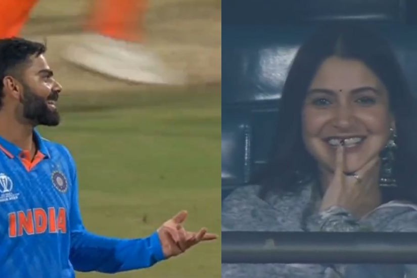 Kohli questions wife anushka over not clapping for him 