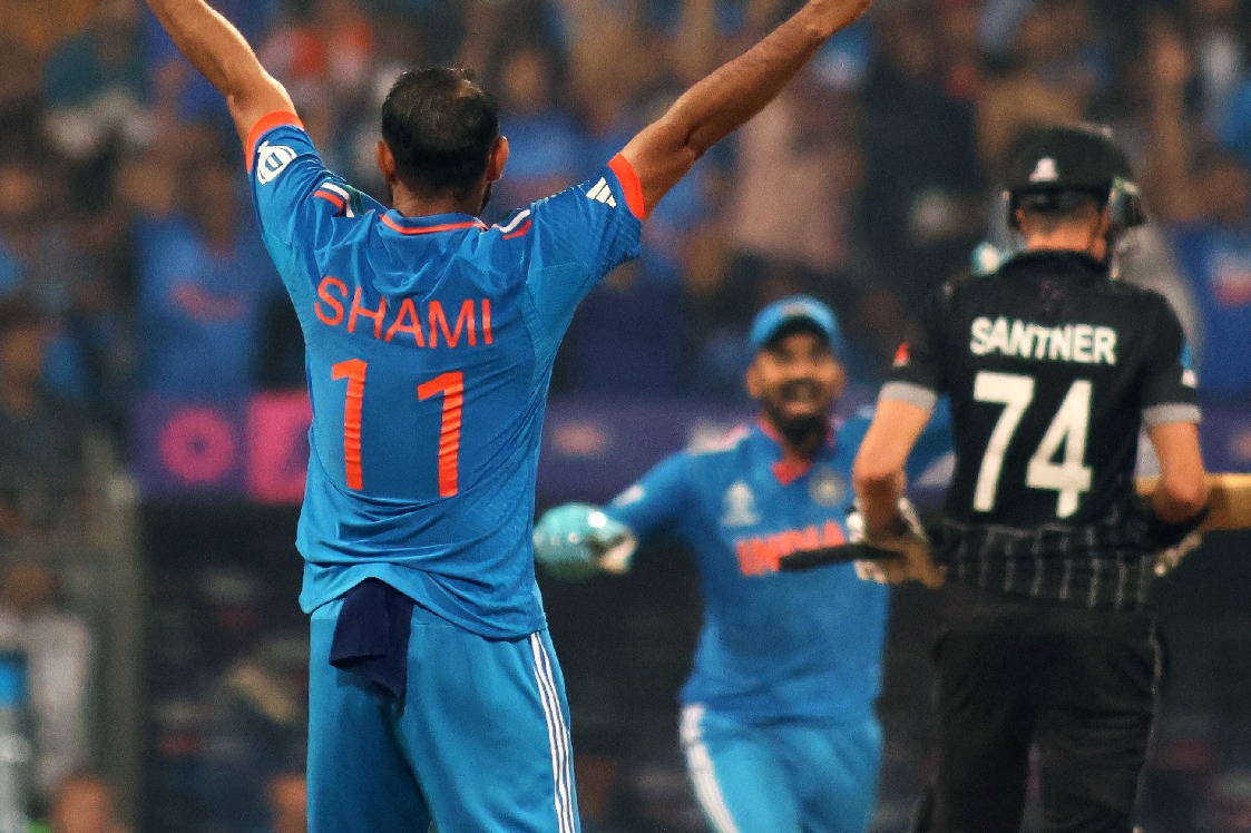 Men's ODI World Cup: Shami's 7-57 helps India script 70-run win, reach final