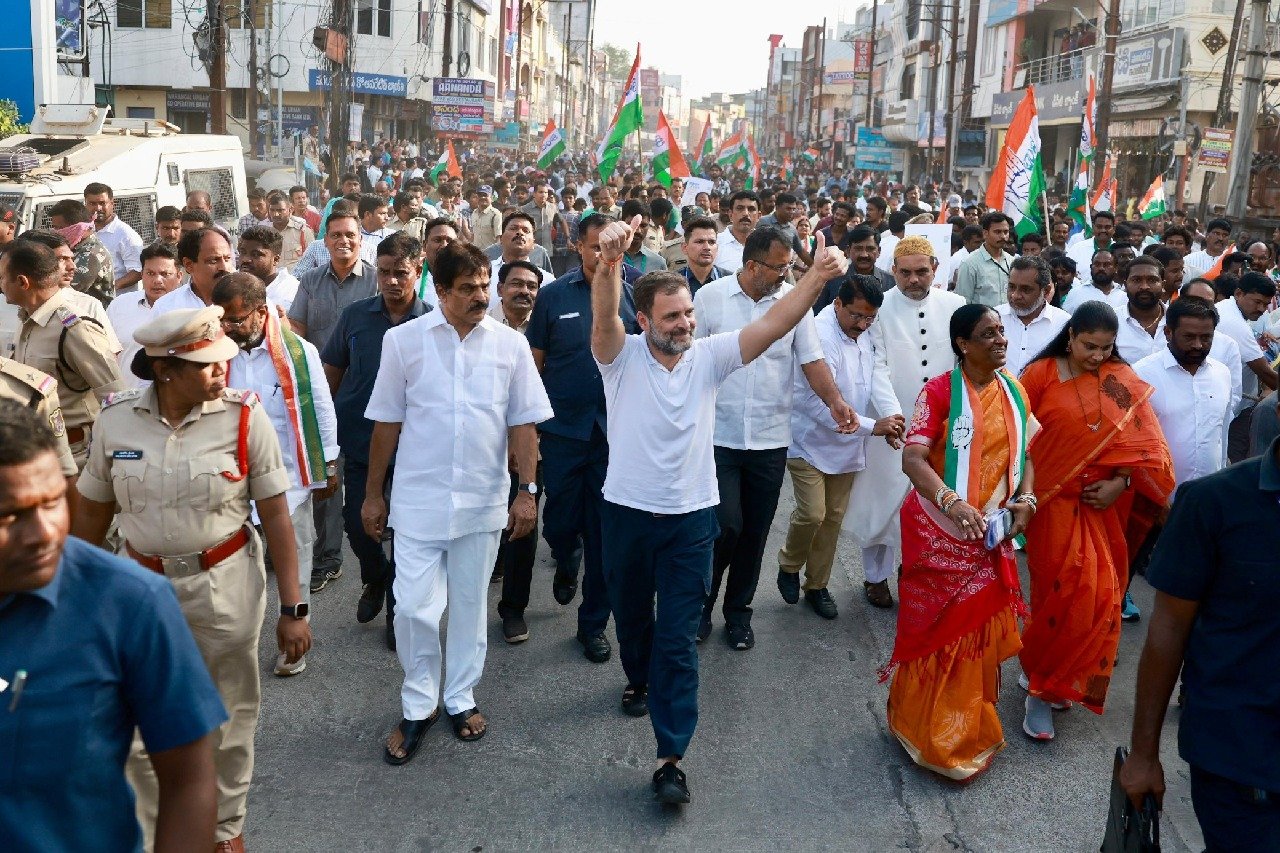 You received education in school, college built by Congress: Rahul tells KCR
