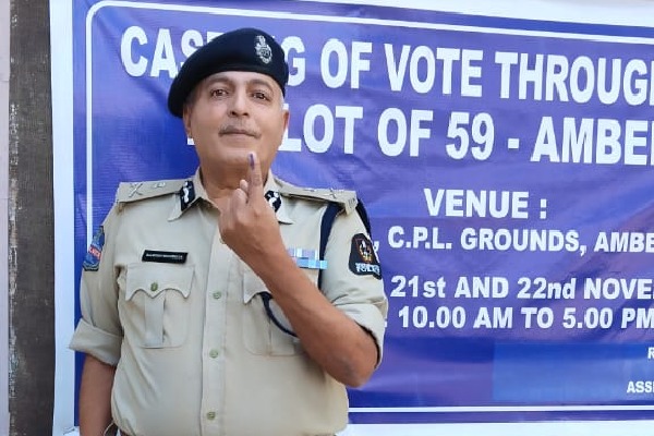 Home voting underway for three categories of voters in Telangana