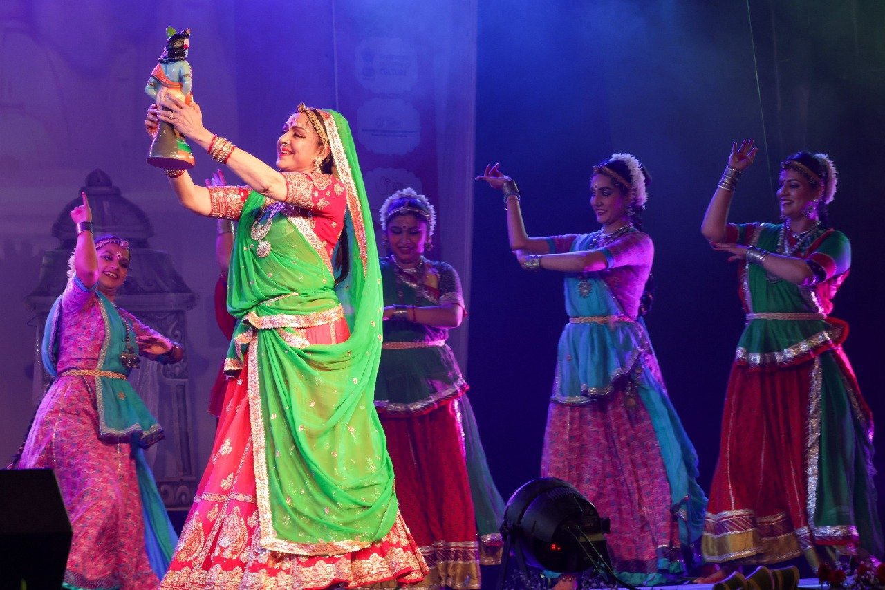 Hema Malini Performs Dance Drama As Meera Bai In Mathura