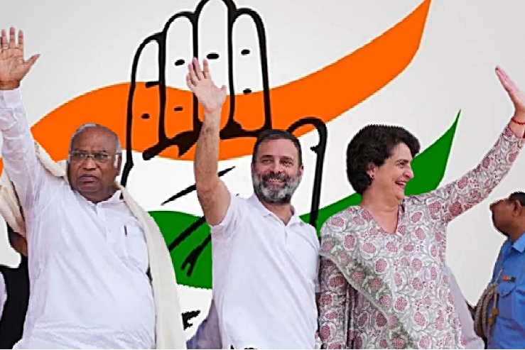 Congress leaders Kharge, Rahul, Priyanka to hold 7 rallies, 1 roadshow in Telangana today