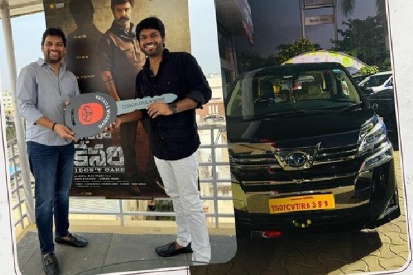 Shine_Screens gifted a brand new Toyota car to the sensational director Anil Ravipudi 