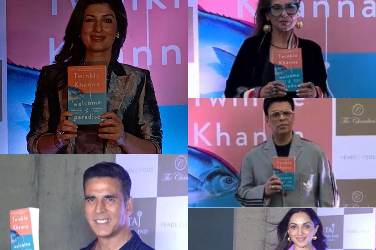 Akshay, KJo, mother Dimple Kapadia attend Twinkle Khanna's book launch