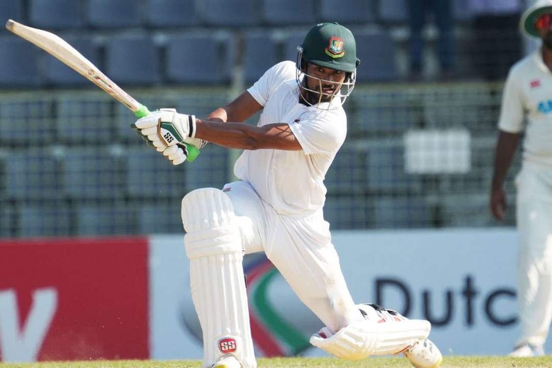 Santo is the Bangladesh first captain who scored a record in the first Test match