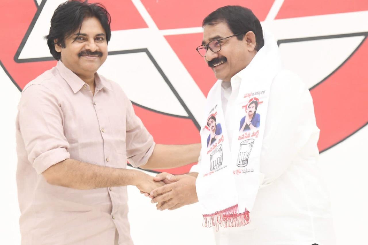 Pawan Kalyan welcomes leaders into Janasena