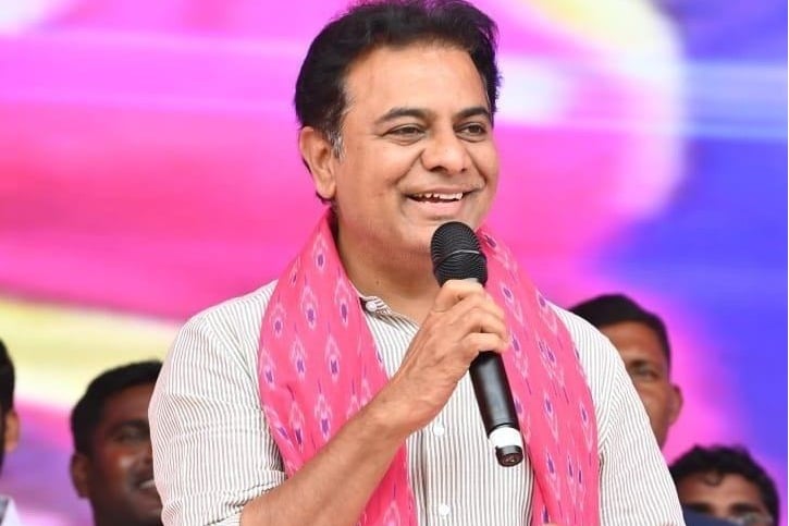 KTR in leading at Sirclla constituency