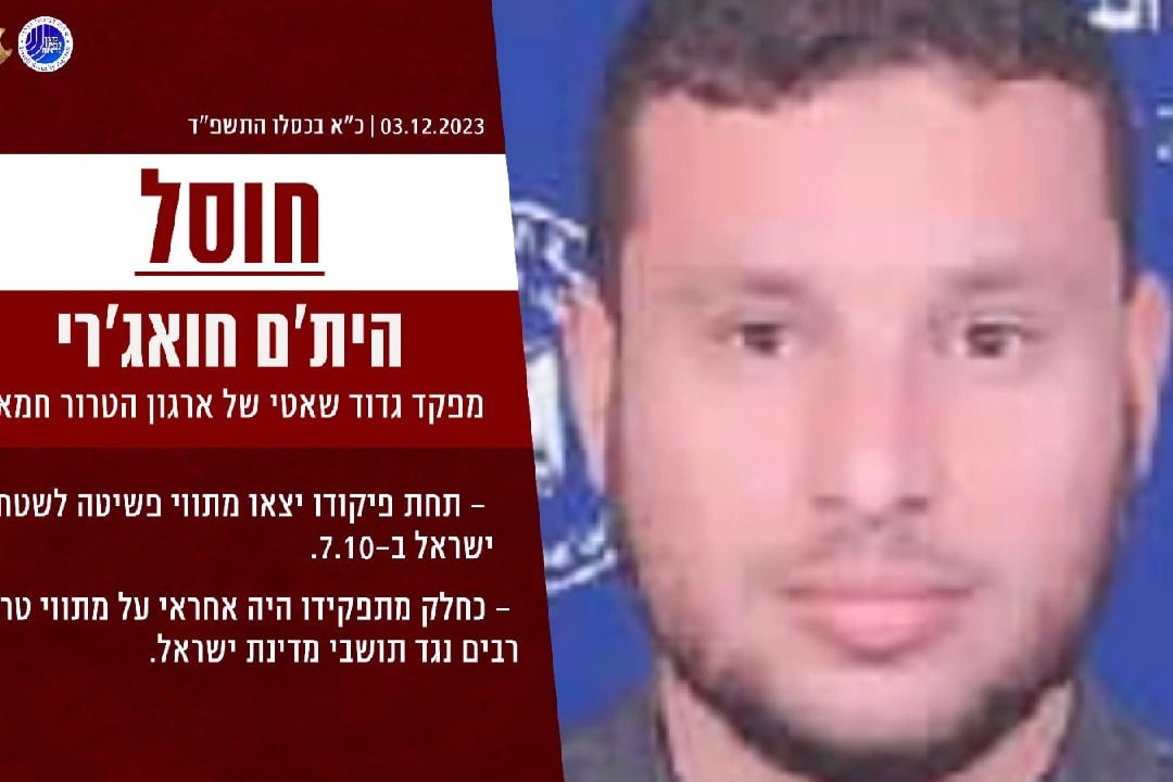 Hamas commander killed in Gaza airstrike: Israeli military