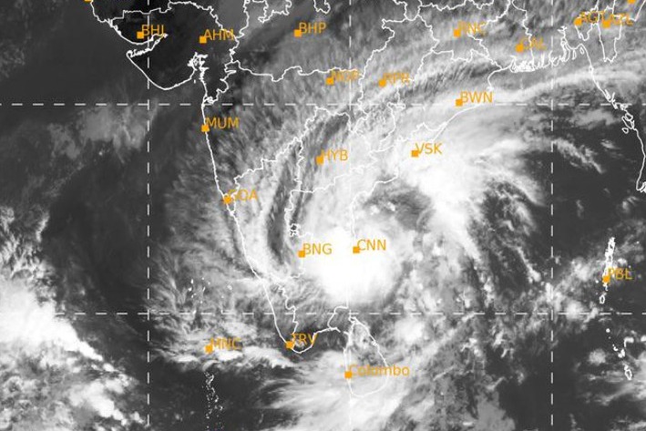 Severe Cyclone Michaung barrels towards AP Coastal district