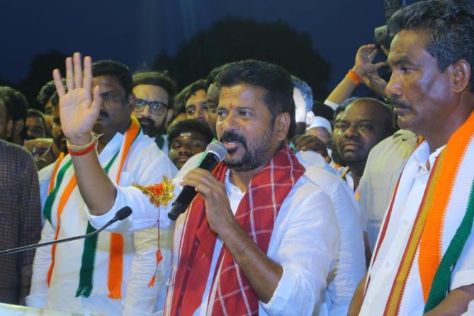 Few ministers likely to take oath along with Revanth Reddy