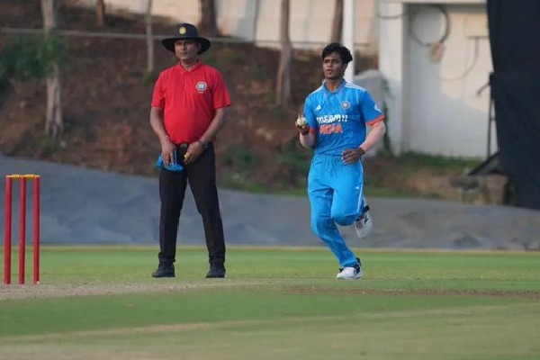 Raj Limbani scalps 7 wickets as Team India crushed Nepal in Under 19 Asia Cup
