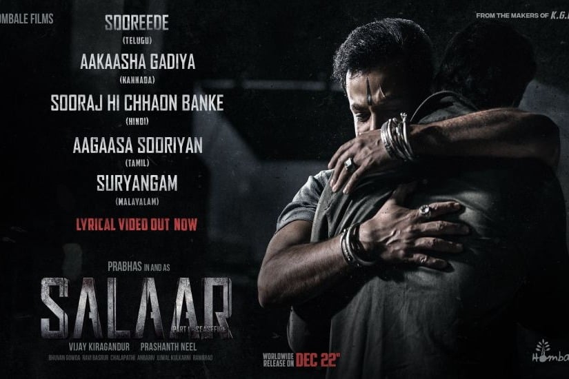 first song from salaar movie released