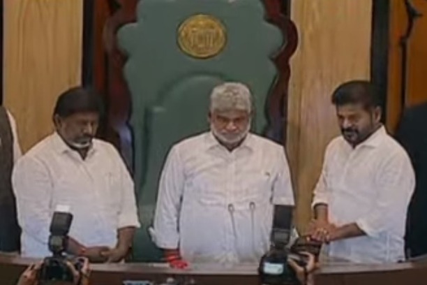 Gaddam Prasad Kumar takes responsibility as Telangana Assembly Speaker