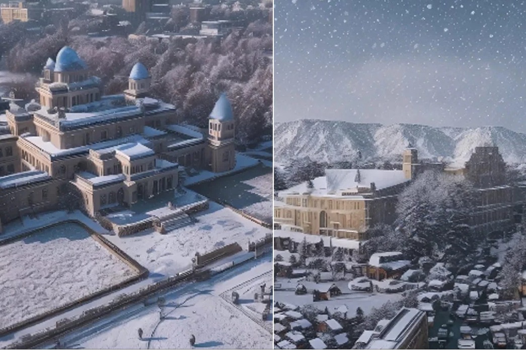 AI Generated Pics Show Jaipur Covered In Snow