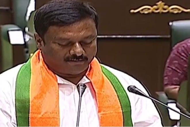 BJP MLA Maheswar Reddy lashes out at BRS government