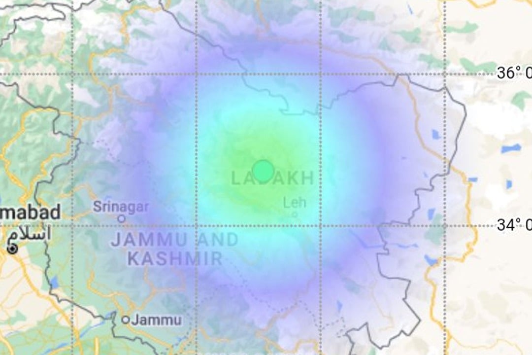 Earthquake hits Leh and Ladakh region in Tuesday Morning