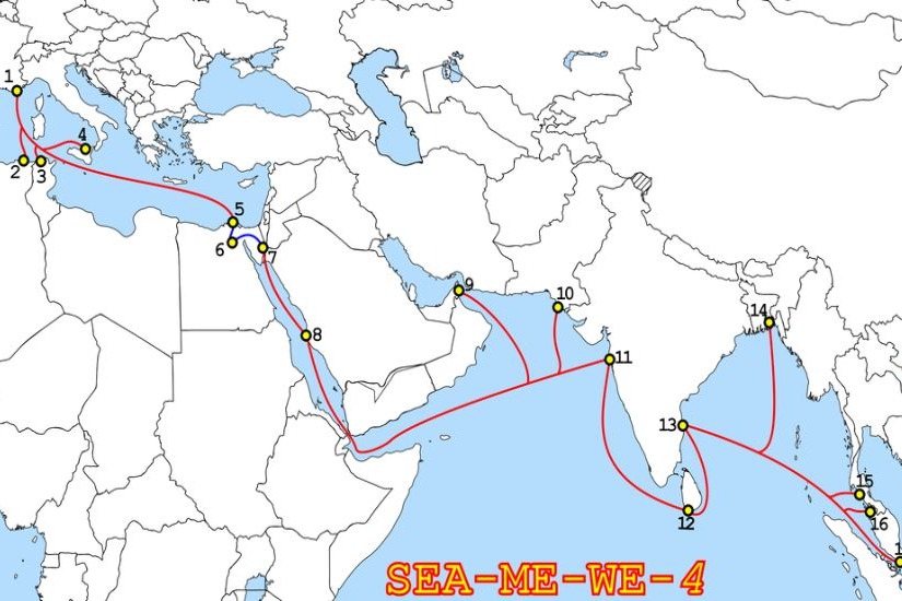 Houthi warning over cutting submarine internet cables