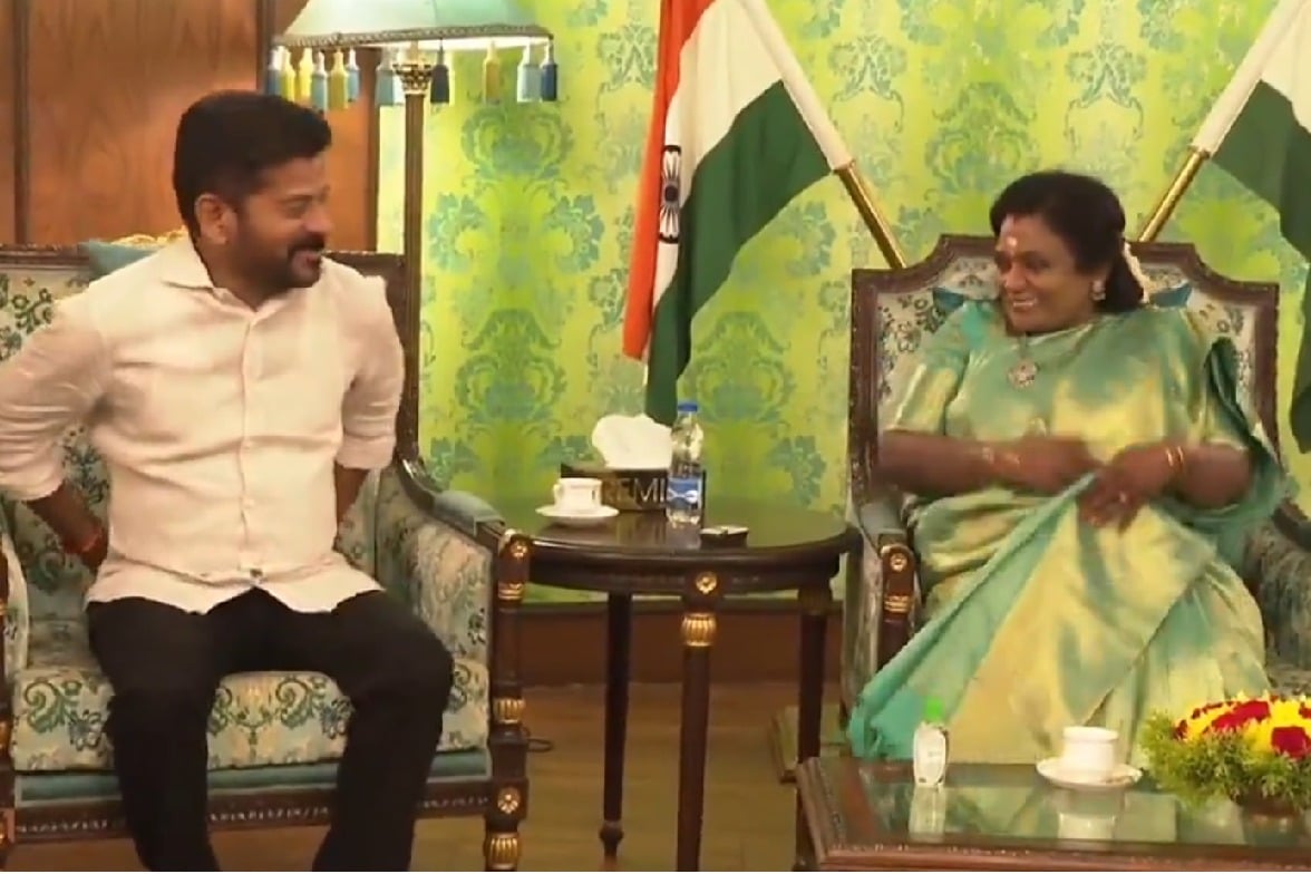 Telangana CM meets Governor for New Year greetings