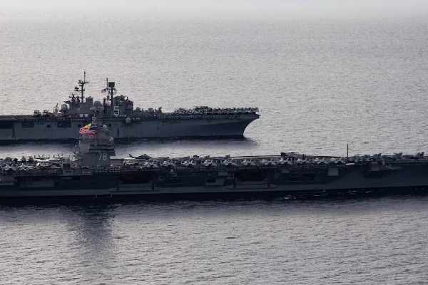 US Navy redeploys world's largest warship from Mediterranean Sea