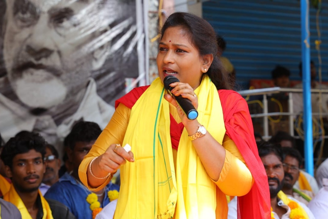 TDP leader Anitha slams women commission on Vizag incident