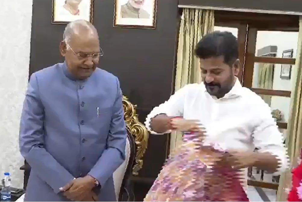 CM Revanth Reddy meets Ramnath Kovind