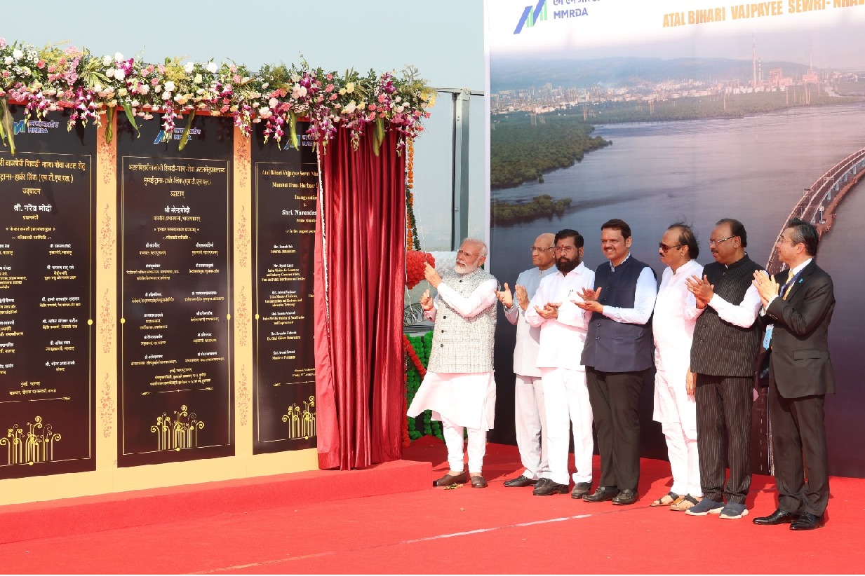 PM Modi inaugurates Atal Setu in Mumbai