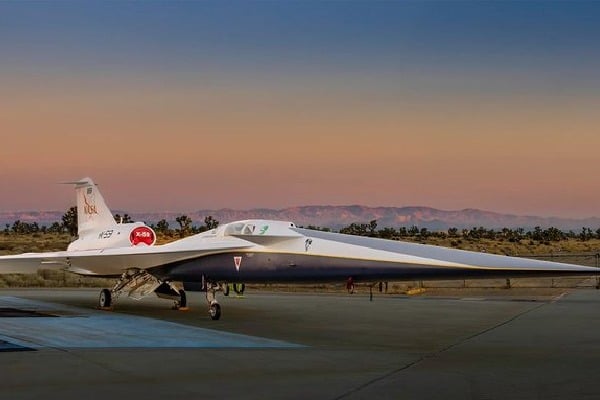 X-59 quiet supersonic jet from NASA, Lockheed makes its debut