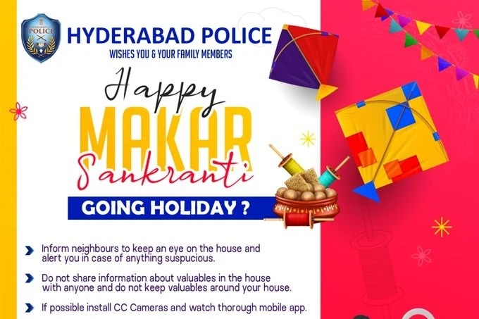 Hyderabad Police shares crucial safety measures for residents heading home
