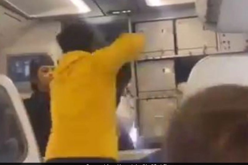 Passenger Hits IndiGo Pilot Announcing Flight Delay video goes viral