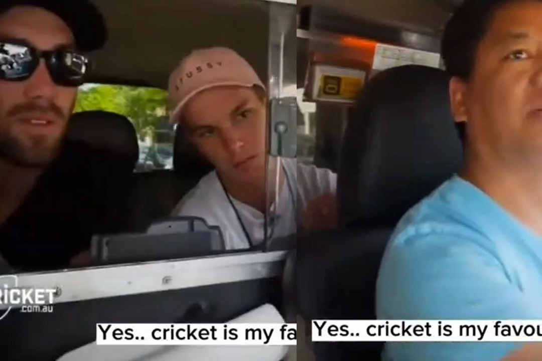 Viral Video Taxi Driver Couldnt Recognise Glenn Maxwell And Adam Zampa