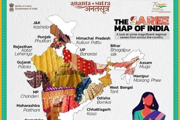 Sarees from across country to be showcased at Kartavya Path on R-Day