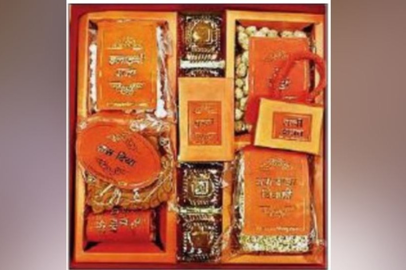 Special prasad box for invitees in Ayodhya